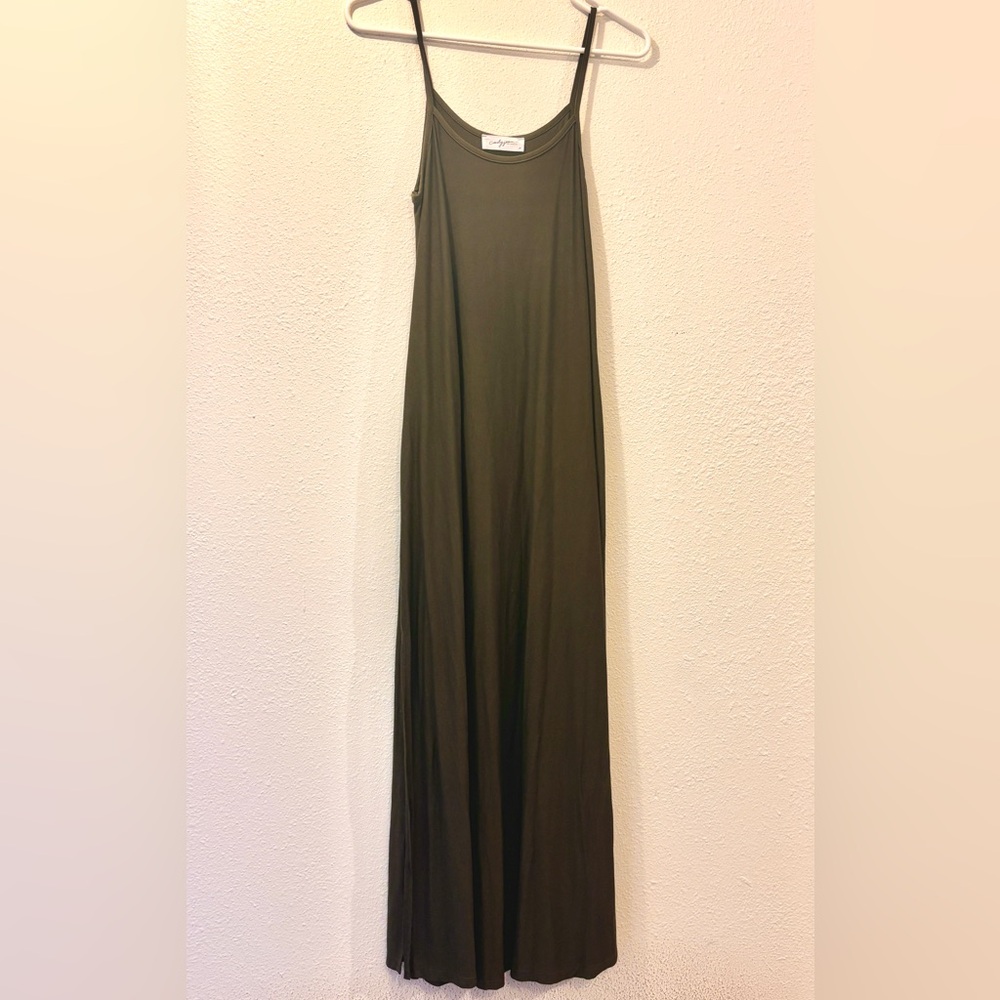 CJLA Stella Dress Olive Green